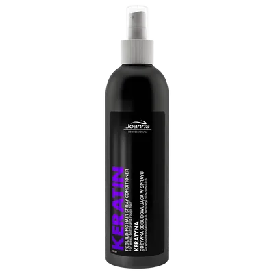 Joanna Professional, Keratin, Rebuilding Hair Spray Conditioner (Odżywka z keratyną w sprayu do włosów osłabionych i łamliwych)
