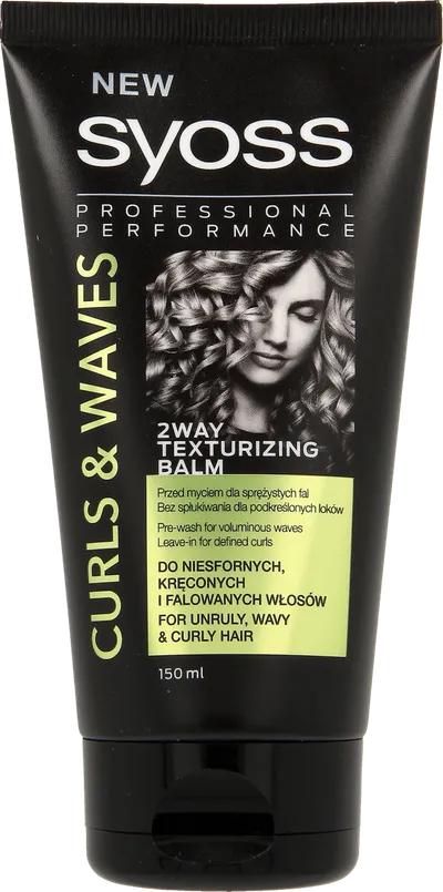 Syoss Curls & Waves, 2 Way texturizing Balm (Balsam teksturyzujący wygładzający włosy)