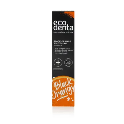 Ecodenta Black Orange Whitening Toothpaste (Wybielająca pasta do zębów `Czarna pomarańcza`)