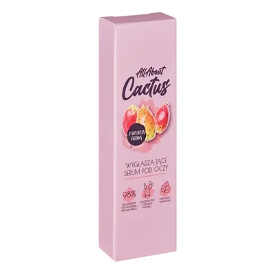 All About Cactus Wygładzające serum pod oczy z opuncją figową