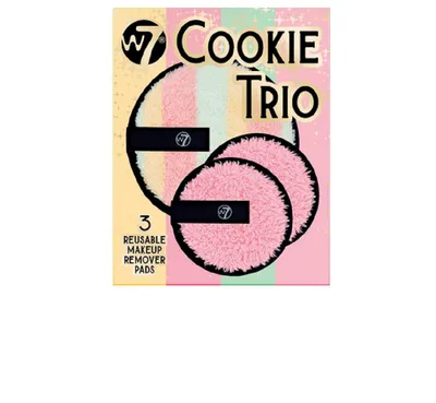 W7 Cookie Trio Set (Zestaw trzech wacików do demakijażu wielokrotnego użytku)