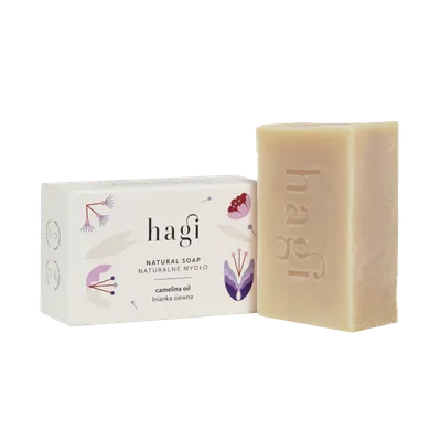 Hagi Camelina Oil Natural Soap (Naturalne mydło z olejem z lnianki siewnej)