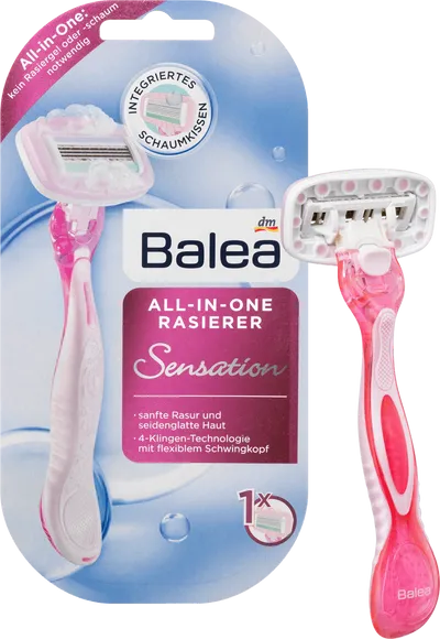 Balea All-in-One Sensation 4-Klingen Rasierer  (Maszynka do golenia 4 ostrza)