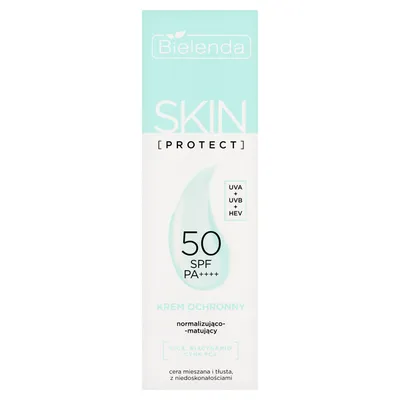 Bielenda Skin Protect, Krem ochronny normalizująco-matujący SPF 50