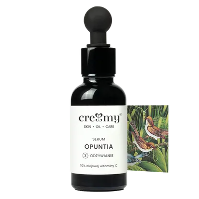 Creamy Przeciwstarzeniowe serum olejowe Opuntia z 10% witaminą C