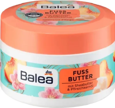 Balea Fuss Butter mit Sheabutter & Pfirsischkernol (Masło do stóp z olejem brzoskwiniowym i masłem  shea)