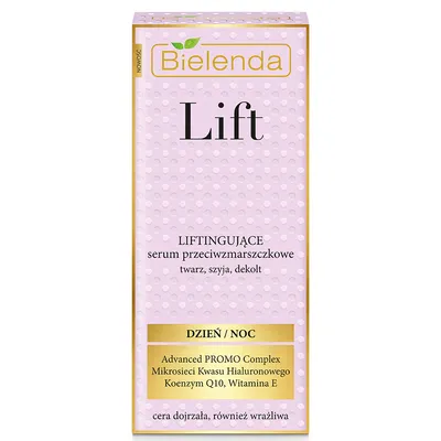 Bielenda Lift, Liftingujące serum przeciwzmarszczkowe na dzień i na noc
