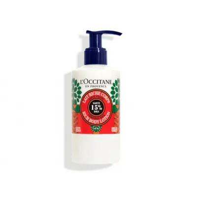 L'Occitane Rich Body Lotion Powdered Shea Butter (Bogaty balsam do ciała Pudrowe Masło Shea)