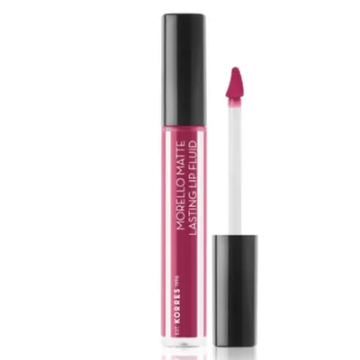 Korres Morello Matte Lipstick (Lekka matowa szminka w płynie)