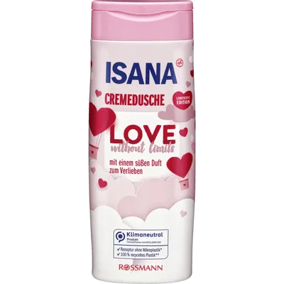 Isana Love without Limits Cremedusche (Kremowy żel pod prysznic)