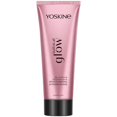 Yoskine Natural Glow, Oil-In-Cream Rich Body Balm (Nawilżająco-odżywczy bogaty balsam do ciała)