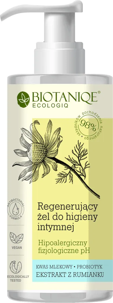 Biotaniqe Ecologiq, Regenerujący żel do higieny intymnej `Rumianek`