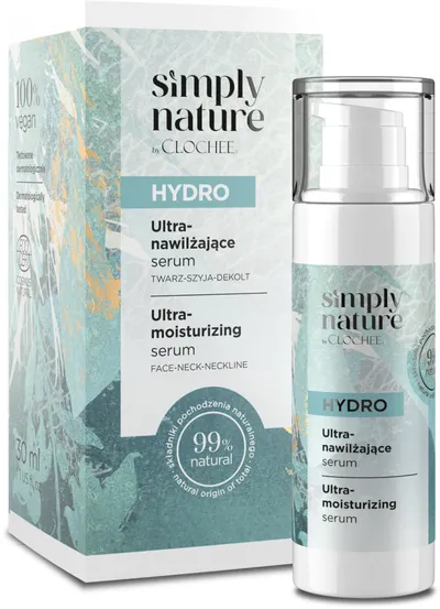 Clochee Simply Nature, Ultranawilżające serum Hydro
