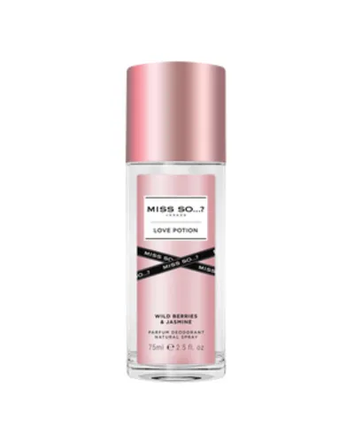 So...? Fragrance Miss So...?, Love Potion, Parfum Deodorant Natural Spray (Dezodorant perfumowany dla kobiet)