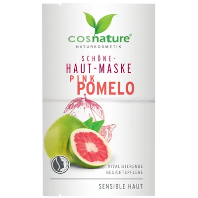 Cosnature Pink Pomelo, Schone-Haut Maske (Naturalna upiększająca maska do twarzy z różowym pomelo)