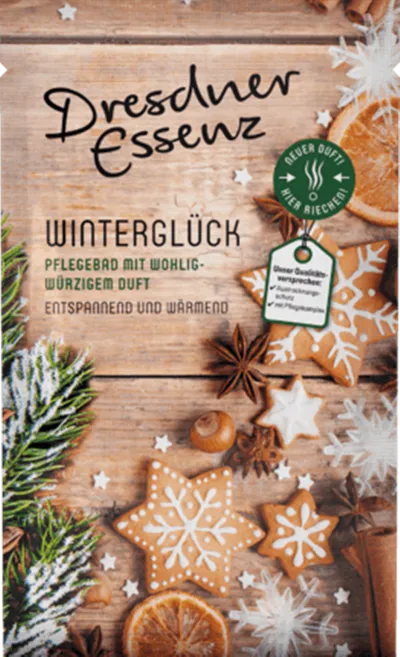 Dresdner Essenz Badesalz Winterglück (Sól do kąpieli `Zimowe szczęście`)