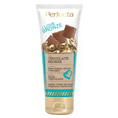 Perfecta I Love Bronze, Chocolate Bronze, Nawilżające serum brązujące `Milk Chocolate`