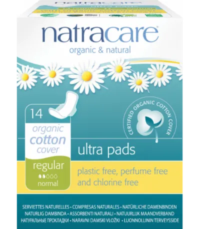 Natracare Organic Cotton Pads Ultra Regular (Podpaski ekologiczne ze skrzydełkami)