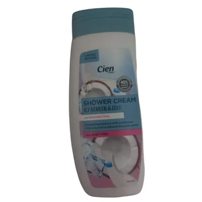 Cien Icy Bonbon i Coco, Shower Cream (Cukierkowe lody, kokosi  kwiat migdałowca, Kremowy żel pod prysznic)
