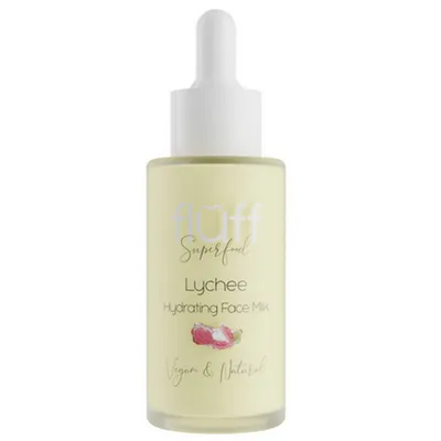 Fluff Superfood, Hydrating Face Milk Lychee (Mleko do twarzy `Liczi`)