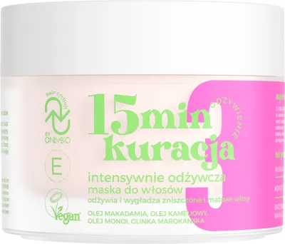 OnlyBio Hair Cycling, 15-minutowa kuracja intensywnie odżywcza maska do włosów