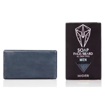 Masveri Men, Soap Face/ Beard All Skin Types (Mydło do twarzy i brody)
