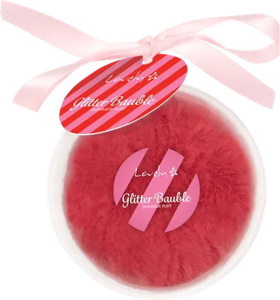Lovely Glitter Bauble Shimmer (Iskrzący puszek do rozświetlania w odcieniu różowego złota)