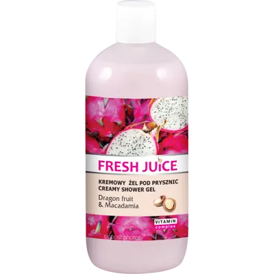 Fresh Juice Kremowy żel pod prysznic `Dragon Fruit i Macadamia`