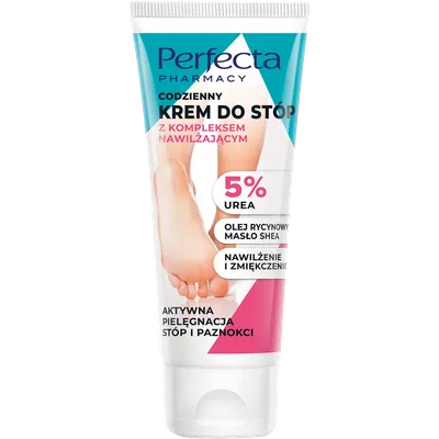 Perfecta Pharmacy, Codzienny krem do stóp z kompleksem nawilżającym 5% urea