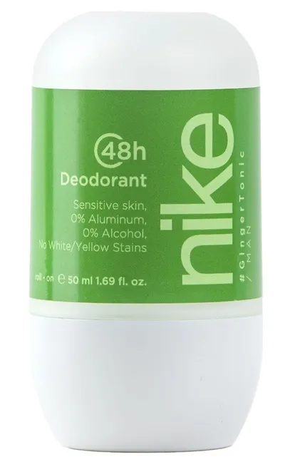 Nike Ginger Tonic, Man Deodorant Roll-on (Dezodorant w kulce dla mężczyzn)