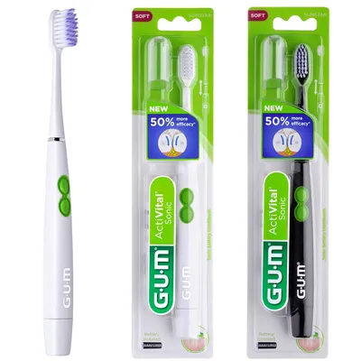 Gum Sunstar Acti Vital, Sonic Battery Toothbrush (Soniczna szczoteczka do zębów)