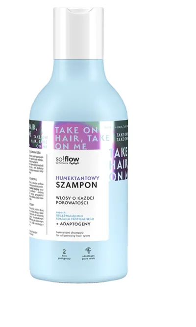 so!flow Humektantowy szampon do włosów o każdej porowatości