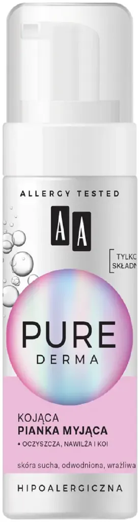 AA Pure Derma, Kojąca pianka myjąca