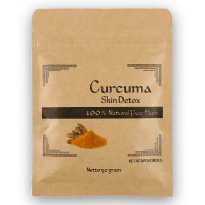 Kesadaran Indra Bali Curcuma Skin Detox Mask (Maseczka detoksykująca z kurkumą)