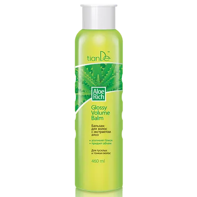 TianDe Aloe Rich, Glossy Volume Balm (Balsam do włosów z ekstraktem Aloe Vera)