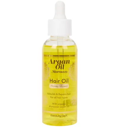 The Beauty Dept. Argan Hair Oil (Olejek do włosów z olejem arganowym i miodem)