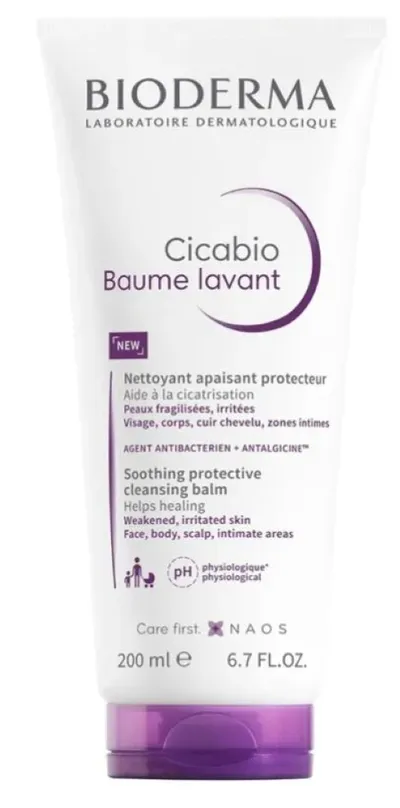 Bioderma Cicabio, Baume Lavant, Soothing Protecting Cleansing Balm (Łagodzący balsam oczyszczający)