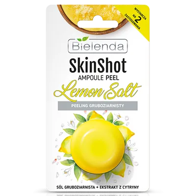Bielenda Skin Shot Ampoule Peel Lemon Salt (Peeling gruboziarnisty)