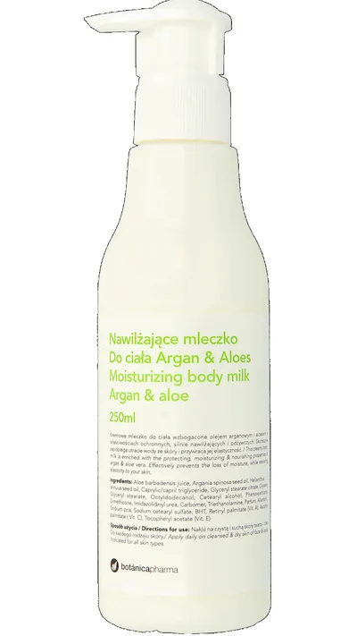 Botanica Pharma Nawilżające mleczko do ciała `Olej arganowy i aloes`