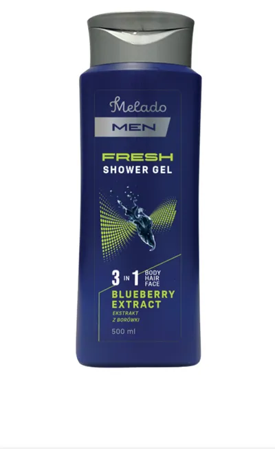 Melado Men, Fresh Shower Gel 3 in 1 (Żel pod prysznic dla mężczyzn 3 w 1)