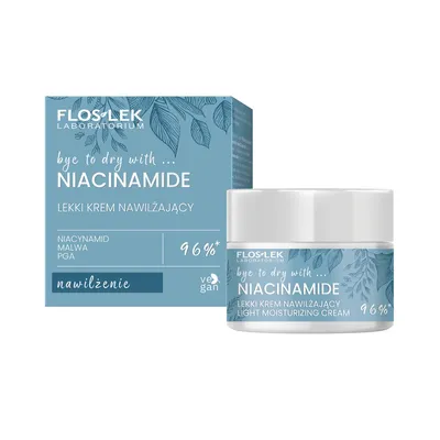 Floslek Bye To Dry With... Niacinamide, Lekki krem nawilżający