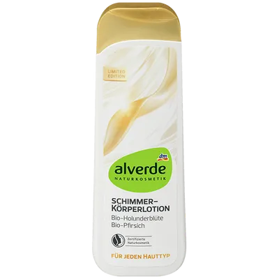Alverde Schimmer-Körperlotion (Rozświetlający balsam do ciała)