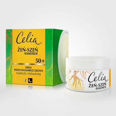 Celia Żeń-Szeń Essence, Krem przeciwzmarszczkowy 50+