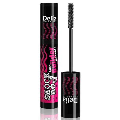 Delia Shock No.1, Lash Builder Mascara (Tusz do rzęs wydłużająco - podkręcający)