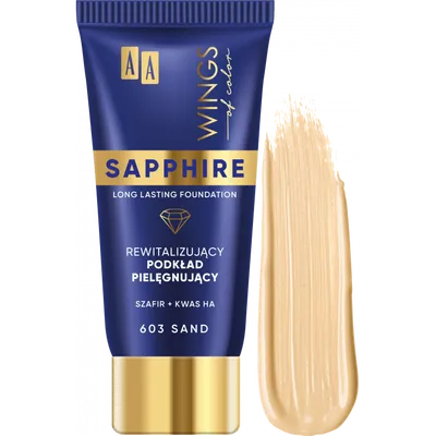 AA Wings of Color Sapphire Long Lasting Foundation (Rewitalizujący podkład pielęgnujący)