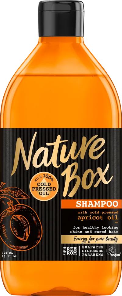Nature Box Nadający blasku szampon z olejem z moreli