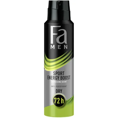 Fa Men Xtreme Sport Energy Boost, Anti-Perspirant Spray 72h (Dezodorant w sprayu dla mężczyzn)