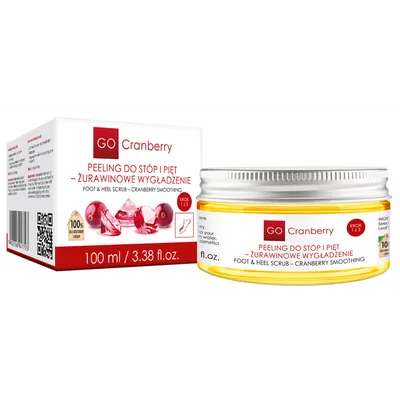 Go Cranberry Peeling do stóp i pięt `Żurawinowe Wygładzenie`