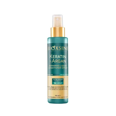 Bioxsine Keratin & Argan, Repairing Liquid Conditioner Spray (Odżywka w sprayu)