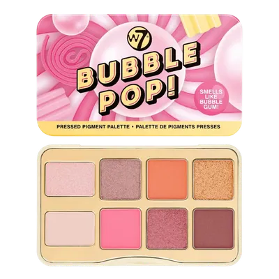W7 Bubble Pop! Pressed Pigment Palette (Paleta prasowanych pigmentów)